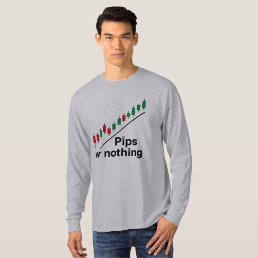 Pips or nothing long sleeve t-shirt tシャツ (正面フル)