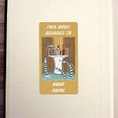 Piptrixonsのプールへのアクセス蔵書票 ラベル