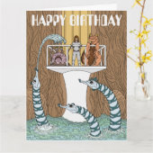 Piptrixonsのプールへのアクセス誕生日カード カード (黄色い花)