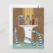 Piptrixonsのプールへのアクセス ポストカード (正面/裏面)