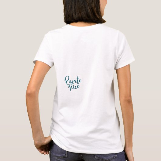 Piragua Puerto Rico Tshirt Tシャツ (裏面)