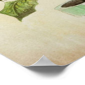 Piranha Plant Botanical Illustration ポスター (角)