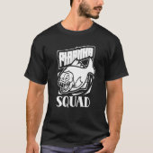 Piranha Squad Retro Piranhas Fish Tシャツ (正面)