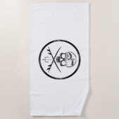 Pirata do SURF&KITE ビーチタオル (正面)