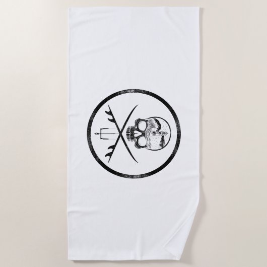 Pirata do SURF&KITE ビーチタオル (正面)