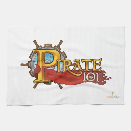 Pirate101ロゴ キッチンタオル (横)