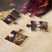 Pirate Admiral Anne Nautical Treasure Cave Scene ジグソーパズル (側面)