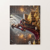 Pirate Admiral Anne Nautical Treasure Cave Scene ジグソーパズル (縦)