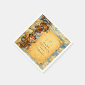 Pirate Adventure Storybook Baby Shower スタンダードカクテルナプキン (角)