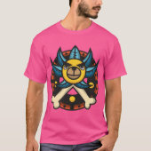 Pirate bear shield tシャツ (正面)