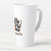 Pirate Boo – Spooky Cute Halloween Ghost sword カフェラテマグ (右アングル)