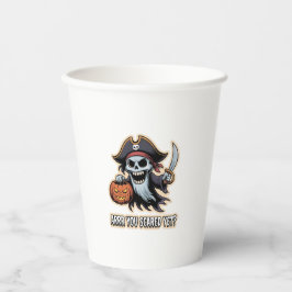 Pirate Boo – Spooky Cute Halloween Ghost sword 紙コップ