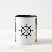 Pirate Bounty Wanted Poster – Custom Photo  マグカップ (中央)