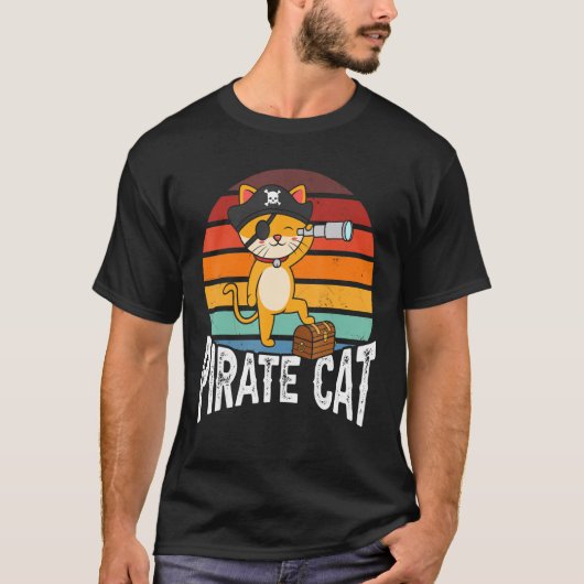 Pirate Cat Tシャツ (正面)