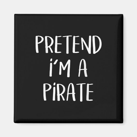 Pirate Costume Party Co. Uni-all Ages Funny Hallow マグネット (正面)