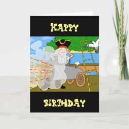 #pirate dalDesignNZによる誕生日カード カード