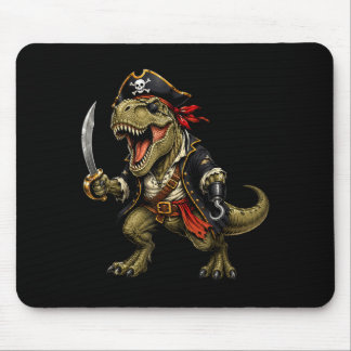 Pirate dinosaur dino trex halloween costume funny マウスパッド
