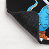 Pirate Dinosaur T Rex Boys Kids Funny Halloween Co マウスパッド (コーナー)