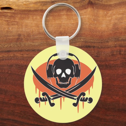 Pirate DJ キーホルダー (正面)