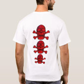 PIRATE EN ROUGE Tシャツ (裏面)