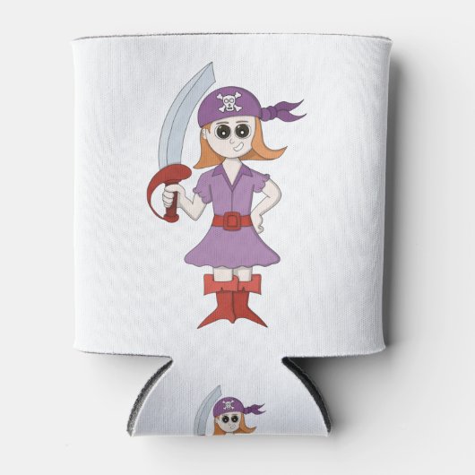 Pirate Girl 缶クーラー (正面)