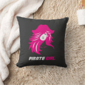 Pirate Girl Baddie Aesthetic クッション (ブランケット)