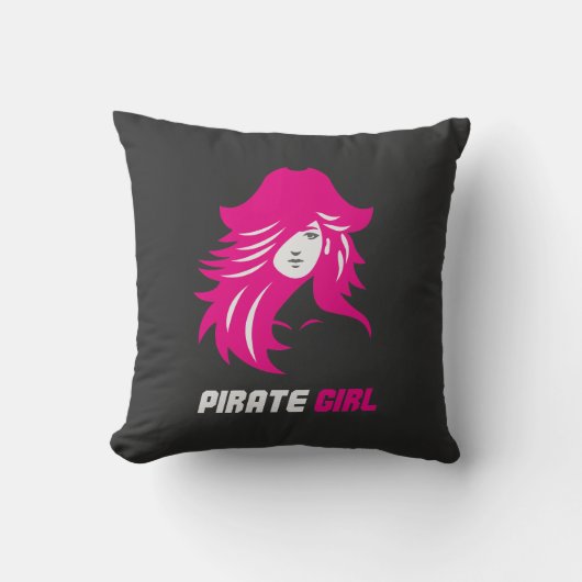 Pirate Girl Baddie Aesthetic クッション (正面)