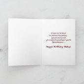 Pirate - Happy Birthday to Ye - Greeting Card カード (内部)