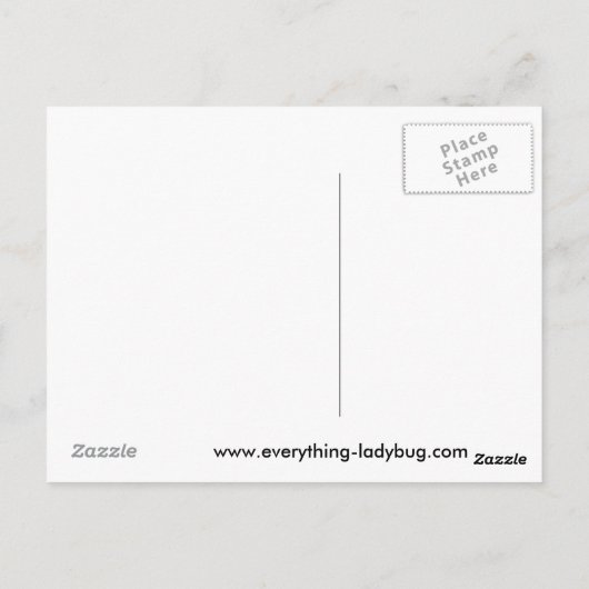 Pirate Ladybugsはがき ポストカード (裏面)