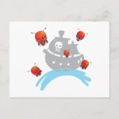 Pirate Ladybugsはがき ポストカード (正面)