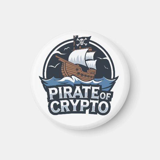 Pirate of Crypto マグネット (正面)
