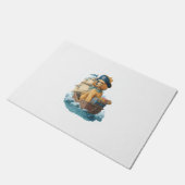 Pirate Poodle � Funny Sea Dog ドアマット (アングル)