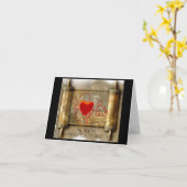 Pirate sのハート カード (黄色い花)