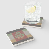 PIRATE SEVEN SKULL BY MASANSER PIXELAT ストーンコースター (横)