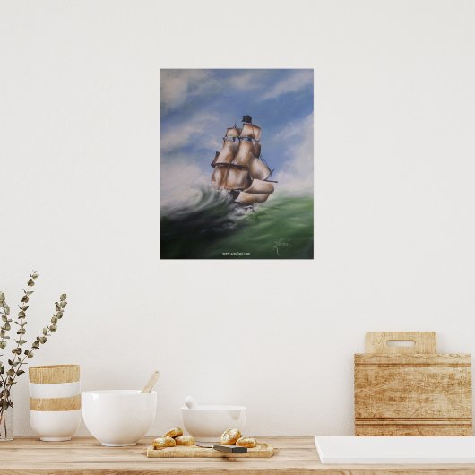 Pirate Ship ポスター (キッチン)