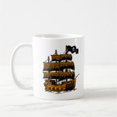 Pirate Ship Coffee Mug コーヒーマグカップ (左)