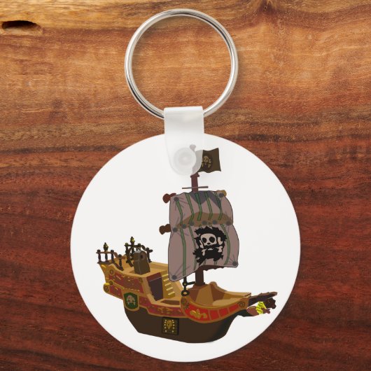Pirate Ship Keychain キーホルダー (正面)