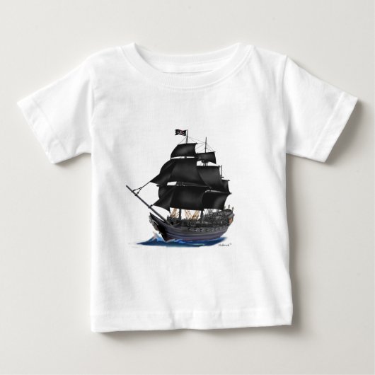 PIRATE+SHIP.PNG ベビーTシャツ (正面)