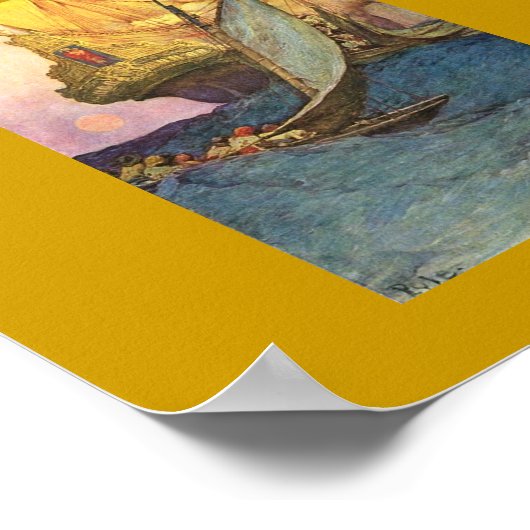 Pirate Ship Poster ポスター (角)