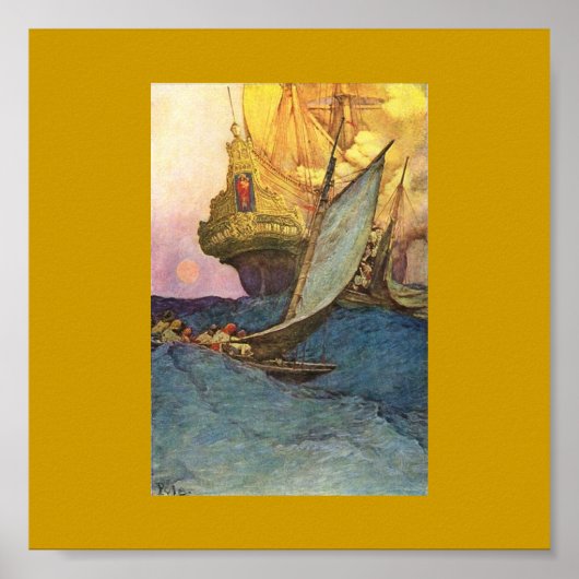 Pirate Ship Poster ポスター (正面)