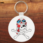 Pirate Skull キーホルダー (正面)