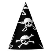 Pirate Skull and bones パーティーハット (正面)