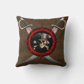 Pirate Skull Compass Rose クッション (裏面)