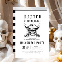Pirate Skull Halloween Party 