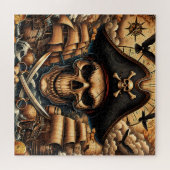 Pirate Skull Puzzle ジグソーパズル (横)