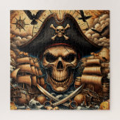 Pirate Skull Puzzle ジグソーパズル (縦)