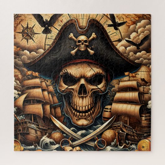 Pirate Skull Puzzle ジグソーパズル (縦)
