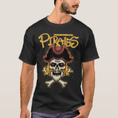 pirate skull streetwear tシャツ (正面)
