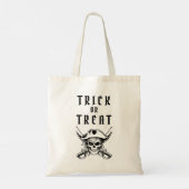 Pirate Skull Trick Or Treat Halloween トートバッグ (裏面)