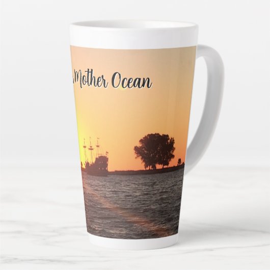 Pirate Soul カフェラテマグ (右アングル)